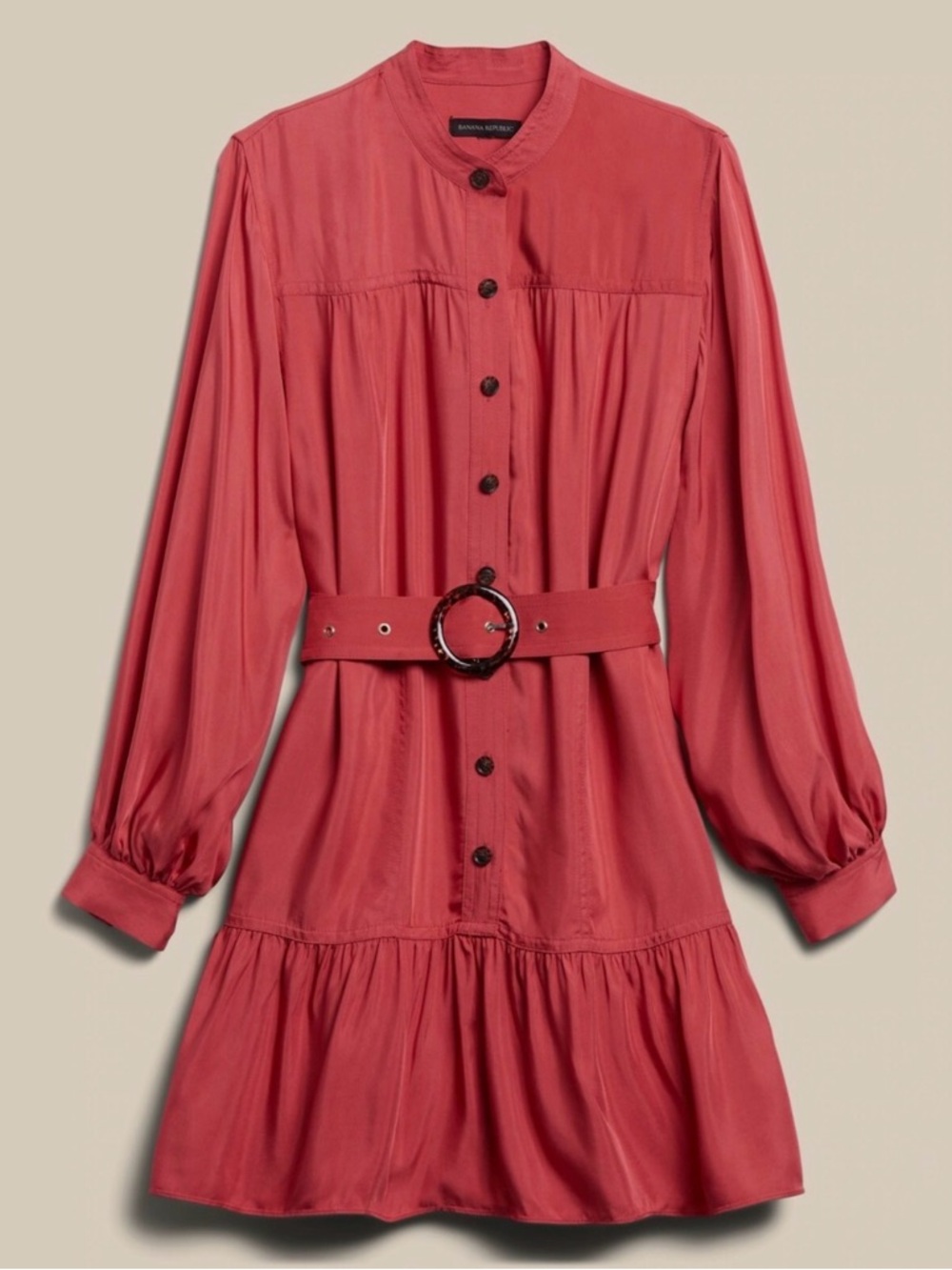 Banana Republic Coral-Red Dress